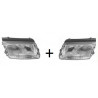 2x Optique de Phares Avant D+G Sans Anti Brouillard - VW Passat 3B 9042501+9042502