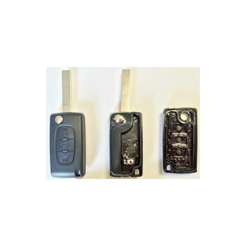 Télécommande ( plip ) Citroen C4 , Peugeot : 207 , 307 , 407 ( 3 boutons ) 