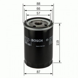 Filtre à huile Daihatsu Rocky , Mitsubishi : Galant , Pajero , Space Wagon 0986452020 Bosch Filtration
