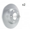 2x Disques de Frein Arriere - Audi A6 0986478480 Bosch Disque de frein