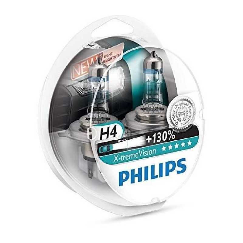 Coffret 2 Ampoules H4 - Philips VisionPlus 12342VPS2