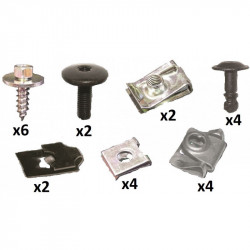 Kit de clips de protections de moteur - Bmw 5 (E60/E61) 06/2003 - 06/2010